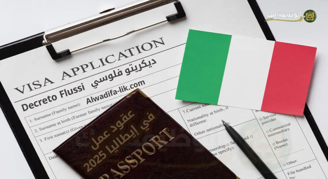 عقود عمل في إيطاليا 2025 عن طريق Decreto Flussi ديكريتو فلوسي