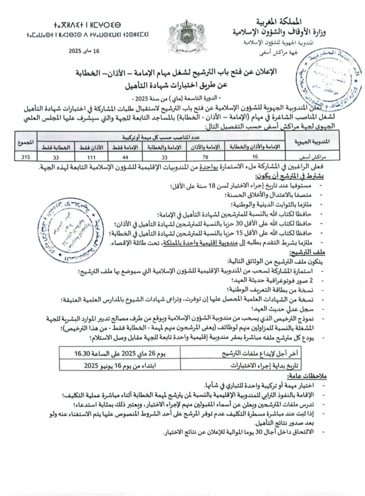 الإمامة-الأذان-الخطابة-alwadifa-lik