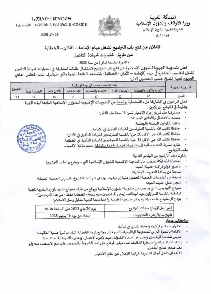 الإمامة-الأذان-الخطابة-alwadifa-lik
