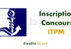 Inscription Concours ITPM